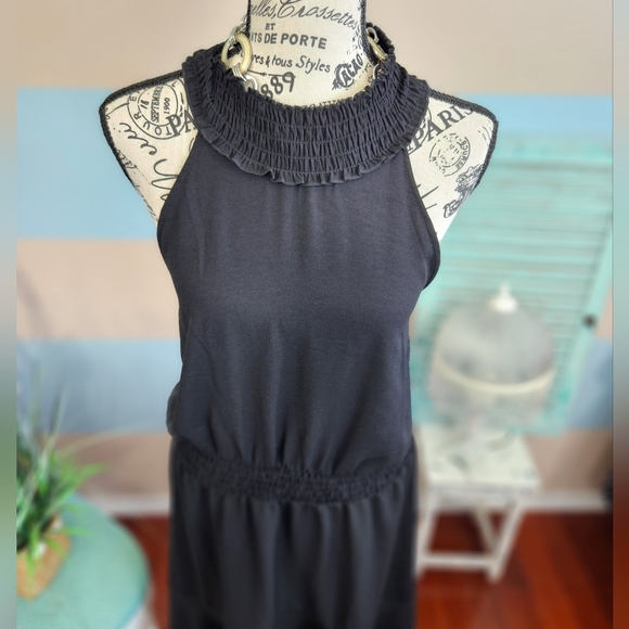 NWT Maurices Plus Size Smocked Mock Neck Dress - Picture 5 of 9